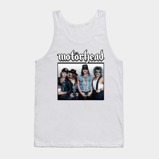 Motorhead White Black Tank Top